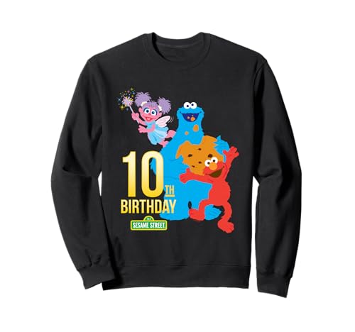 Sweatshirt 10th Birthday Sesame Street pour vos moments de détente en famille