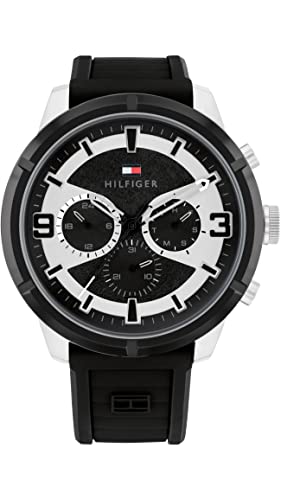 Image of Tommy Hilfiger Black Dial Analog Watch for Men