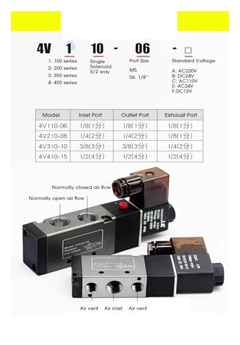 Électrovanne pneumatique 4V210-08 12V anti-fuite pour réparer les pannes de pression - 5