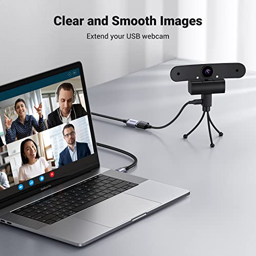 Ugreen 2 Pack Usb Extension Cable, (3 Ft+ 3 Ft) Usb Extender Usb 3.0 Extension Cable Nylon Braided Compatible With Webcam, Camera, Phone, Usb Hub, Mouse, Keyboard, Printer, Hard Drive, Headset, Xbox #TOP4