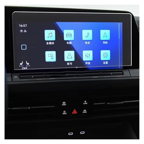 Verre trempé écran LCD VW Golf 8 2021 anti-rayures pour GPS