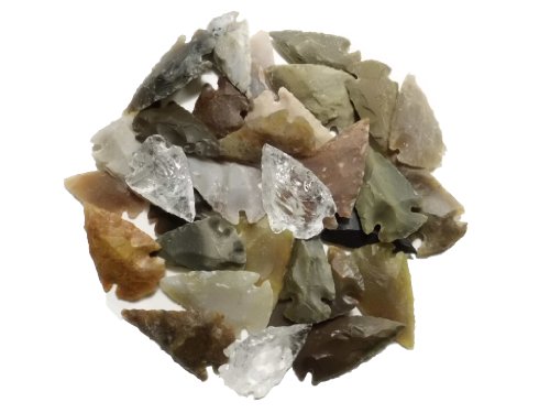 30 puntas de flecha 2-4cm de agate y jasper flint knapping Cover
