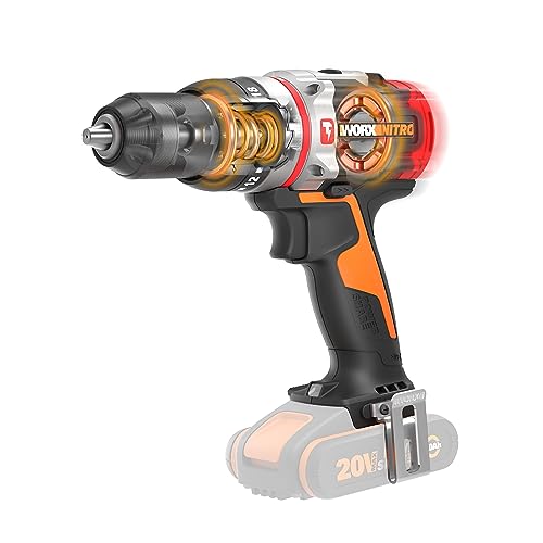 WORX WX354.9 Trapano a Batteria 20 V - Motore Brushless - Solo utensile
