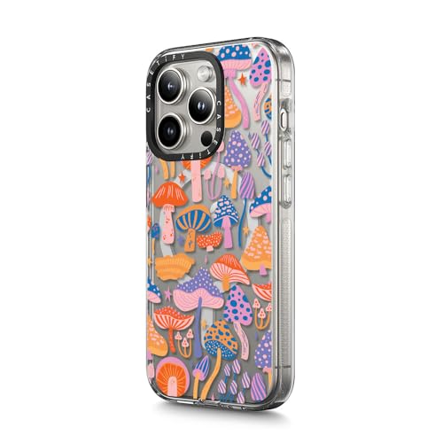 Coque transparente iPhone 15 Pro antichoc MagSafe motif original CASETiFY durable