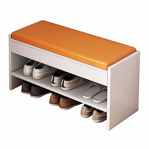 Banc avec rangement chaussures entrée et petit tabouret à langer