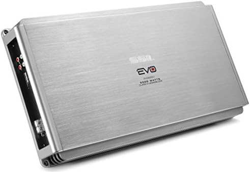 Sound Storm Laboratories EVO5000.1 EVO 5000 Watt 1 Ohm Stable Class D Monoblock Car Amplifier with Remote Subwoofer Control