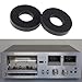 Create idea 4PCS Cassette Tape Recorder Idler Wheel Rubber 18x8x3mm Compatible with Pioneer CT-737 MKII Cassette Tape Deck