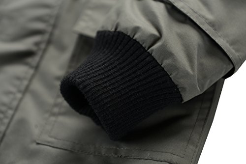 Image of Hiheart Boys Girls Waterproof Hooded Jackets Cotton Lined Rain Jackets