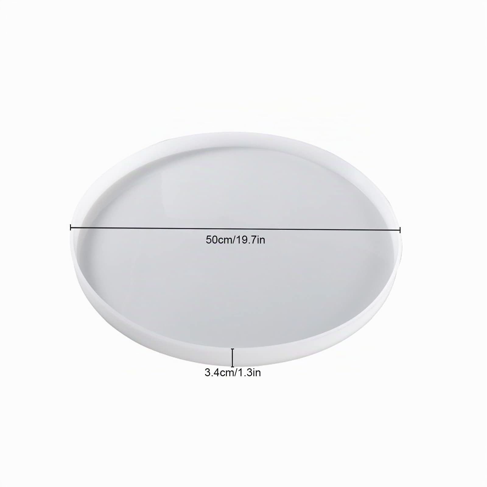 50CM Stampo da Tavolo in Resina Epossidica, Grandi Stampi in Silicone per Resina Epossidica, Stampo da Tavolo per Resina, Produzione FAI DA TE di Tavolo a Flusso, Stampo da Scrivania in Resina