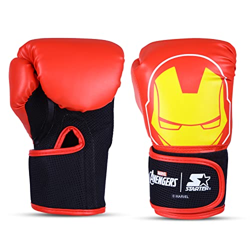 Image of Starter Iron Man Focus Pad with Boxing Gloves by Starter-Perfect for Trainning,Foam Padding,Moulded Foam,Multi-Colour