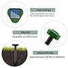 4X Repellente Solare per Talpe, Solare Repellente Zanzare, Repellente Ultrasuoni per topi, Impermeabile Scaccia Talpe Solare, Repellente ad energia Solare per Anti-Arvicola,Gopher,Serpent -Triangle #5