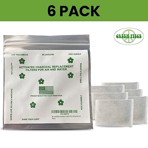 Green Piece CA-DIAPER-PAIL-DEODORIZER-6 Overstuffed And Double Sized - All Natural Baby Diaper Pail Deodorizer Activated Charcoal thumb #1