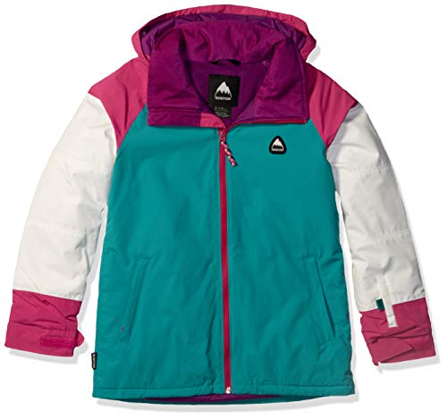 Burton Jaqueta Hart para meninas, médio, verde e azul ardósia multi, médio