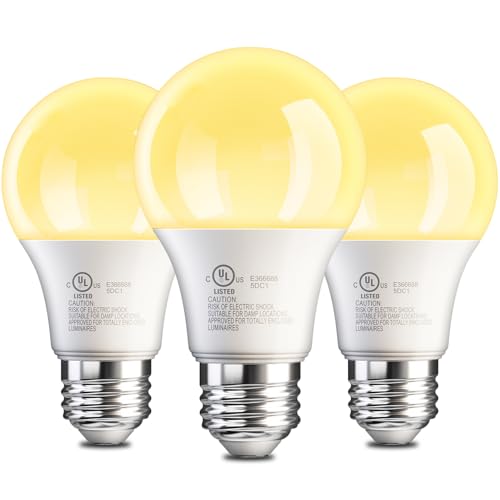 Image of TJOY A19 LED Light Bulb, 60 Watt Eq,Soft Warm White 2700K,E26 Standard Base
