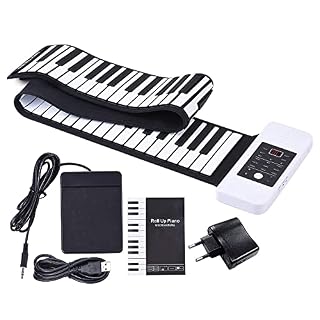 Sasuori Piano électronique Hand Up Piano Silicon 88 Clés main Piano USB électronique clavier intégré Li-ion rechargeable… - Les Beatles, Paul McCartney, John Lennon, RIngo Starr, George Harrison Sasuori Piano électronique Hand Up Piano Silicon 88 Clés main Piano USB électronique clavier intégré Li-ion rechargeable… – Image 6