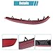 X AUTOHAUX Car Right Passenger Side Rear Bumper Reflective Strip for Chevrolet Equinox 2018 2019 2020 2021 2022 84306359