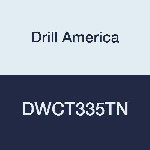 Drill America DWCT335TN Flute Single Tin-Coated End Mill, 7/8 x 1/2 2