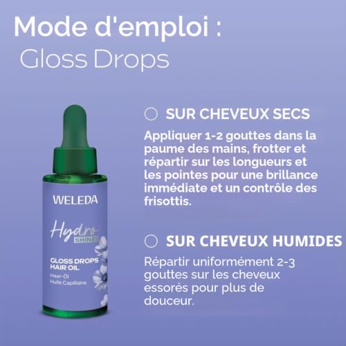 WELEDA - HYDRO Shine Huile Capillaire - 30ml