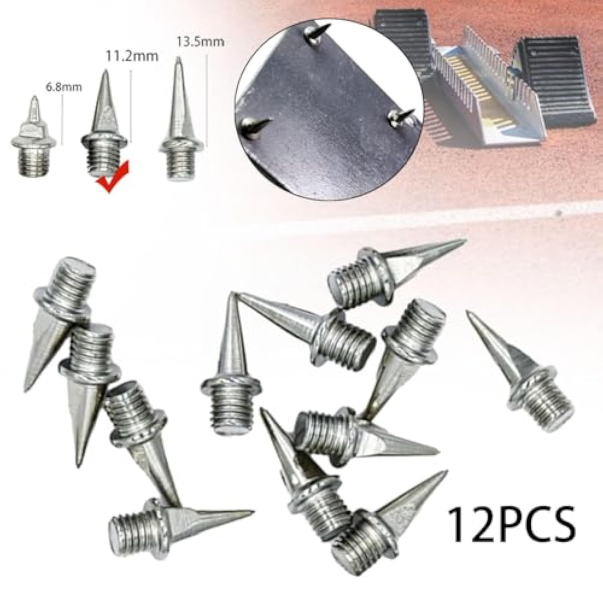 Replacement Spikes for Cinder Track Fitness, 11.2mm