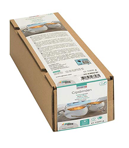 Glorex GmbH Keratex Tejido de Modelado, 5 Rollen / 1 kg, 22,5 x 11 x 10 cm