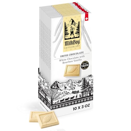 Milkboy Swiss White Chocolate Bourbon Vanilla 10-Pack