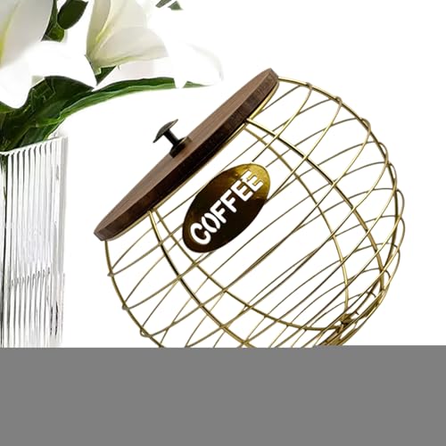 カウンタートップ用 コーヒーポッド ホルダー - 大容量 スタンド,コーヒー収納ステーション,キッチン、家庭、パーティー、バー、フルーツ、バナナ、洋梨、スナック、家庭用