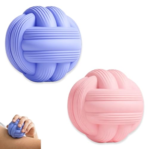 Dual-Texture-Massage-Balls-Muscle-Trigger-Heavyweight-Silicone-2-Pack Dual-Texture Massage Balls, Muscle Trigger, Heavyweight Silicone, 2-Pack - Image 1