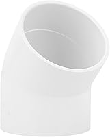 Vista 39 de Paquete de 20 conectores de tubería de PVC de 1/2" con codo de 45 grados (Socket x Socket) de calidad para muebles SCH40, adaptador de esquina