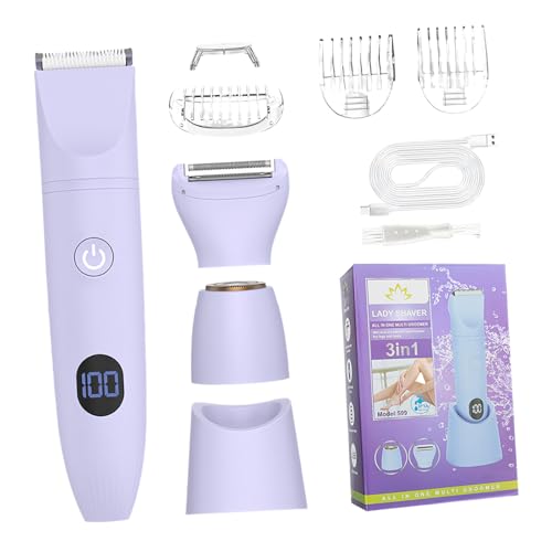 Afeitadora eléctrica recargable para hombres y mujeres, cuerpo, cara, nariz, cabello, con cabezales flexibles, juego de aseo multifuncional