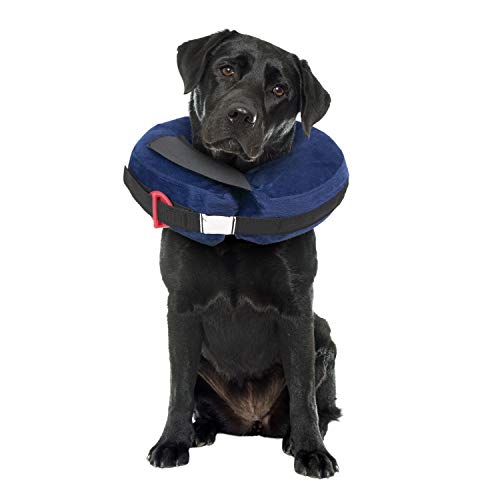 Calm Paws Protective Inflatable Collar Large w/Dog Calming Disc