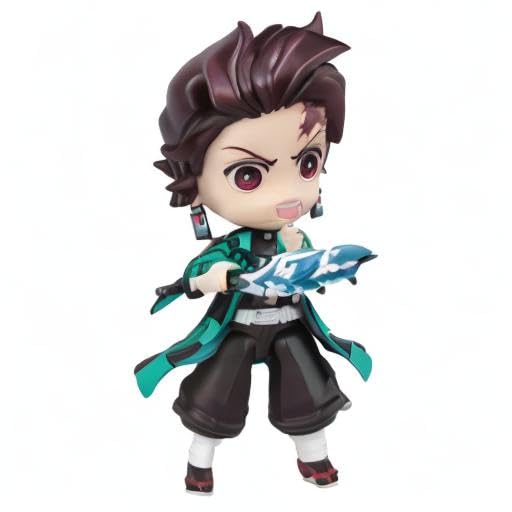Image of TAMASHII NATIONS Bandai Demon Slayer TANJIRO Water Breathing FIGUARTS Mini AF
