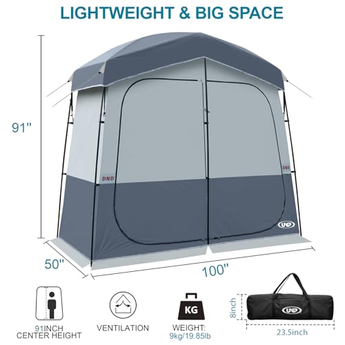 Image of Shower Tent, Outdoor Camping Privacy Shelter-Dressing Changing Room-Portable Toilet Tent for Hiking Sun Shelter Picnic Fishing