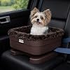 Pet Gear Booster Seat for Dogs/Cats, Removable Washable Comfort Pillow + Liner, Safety Tethers Included, Installs in Seconds, No Tools Required, Fudge Ripple