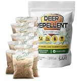 pzwmmsse Deer Repellent, Rabbit Repellent, Bunny Away Repellent-10 Pouch