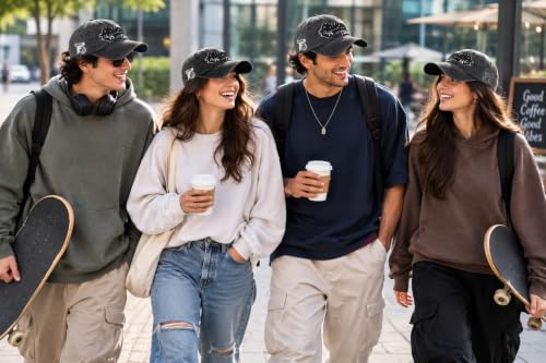 Image of Handcuffs Caps for Mens & Womens Casual Baseball Cap Adjustable Hat Unisex Summer Sun Hats
