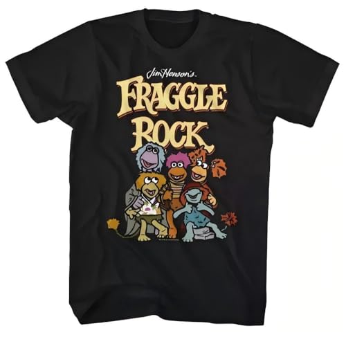 Fraggle Rock TV T-Shirt Size S-3XL Black 3XL