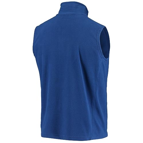 Image of dunbrooke Men's Black Minnesota Vikings Houston Fleece Full-Zip Vest