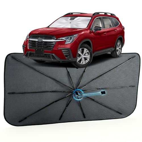 Image of Car Windshield Sun Shade for Subaru Ascent 2020-2026 -[Reflective Coated Fabric] Sunshade Umbrella for Front Window, Car Shades Sun Visor Keep Car Cool and Protects Interior, 1:1 Exact Fit