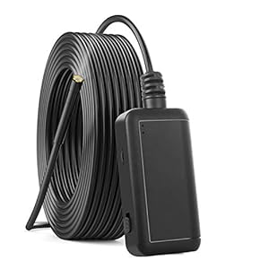 Endoscoopcamera, wifi 0,2 in 5 MP endoscoopcamera met 6 leds, IP67 waterdichte industriële slangencamera voor…