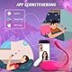 Vibratorensets für Frauen Vibrator, Sex Spielzeug für die Frau Paare, 10 Modi Vibration für Frauen Vibratorstarb Frauen Klitoris G Punkt, Sex Toys Dildo Anal Vibratoren Sexspielzeug mit APP (Pink)