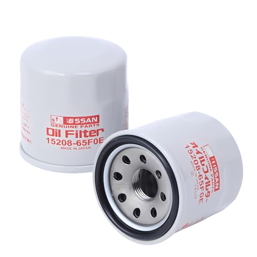 GOFIRA 15208-65F0E Engine Oil Filter 2PCS for Nissan Rogue Altima Frontier Pathfinder Kicks Infiniti 11026-JA00A