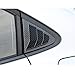 RUIHE 2pc Carbon Fiber Color Rear Quarter Panel Window Side Louvers Vent Fit for Toyota Corolla Sedan 2019 2020 2021 2022 2023 2024