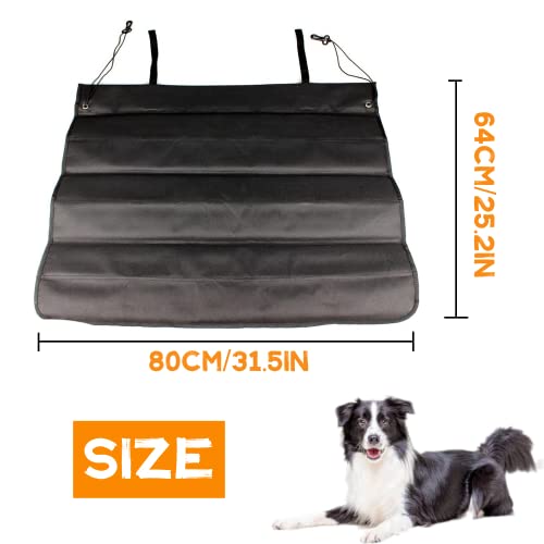 bangminda Matte Ladekantenschutz Kofferraum Auto Ladekantenschutz Hund Universeller Stoßstangenschutz Hunde Auto Stossstangenschutz Hunde Kratzschutz Stoßstangenschutz Haustier 80x64cm