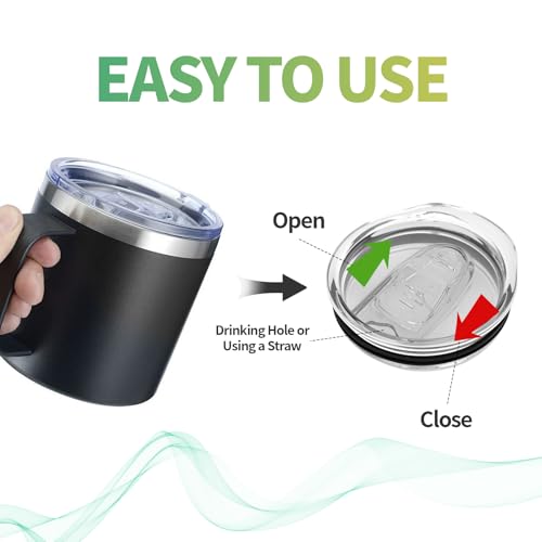 3 Pack 20oz Skinny Tumbler Replacement Lids 2.75in Cup Mouth Compatible with YETI Rambler and More Tumbler Cups,spill Proof Splash Resistant Silicone Sliding Covers