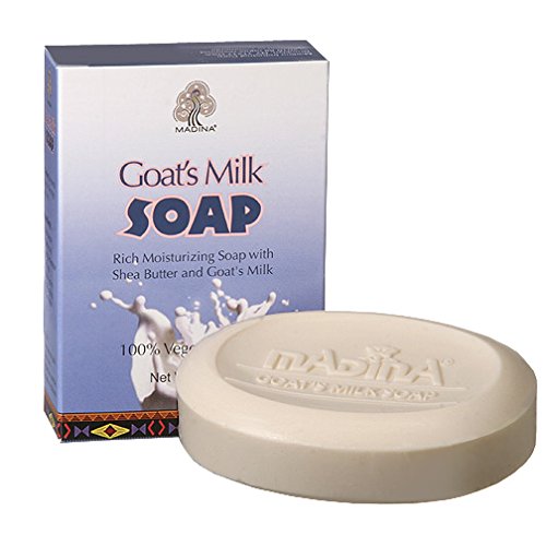 Goat Milk Natural Soap Skin Moisturizer Shea Butter Vitamin A C E Alkaline 6 Bar