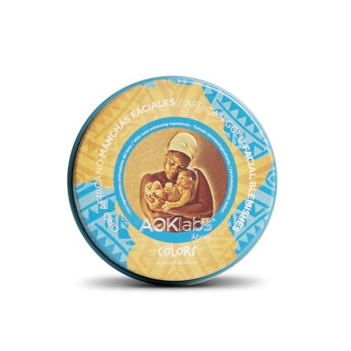 AOKlabs – Oro Africano Manchas Faciales 50ml | Crema Despigmentante Natural | Unifica Tono y Reduce Manchas | Microalga Pavlova Lutheri | Piel Sensible Sin Alcohol