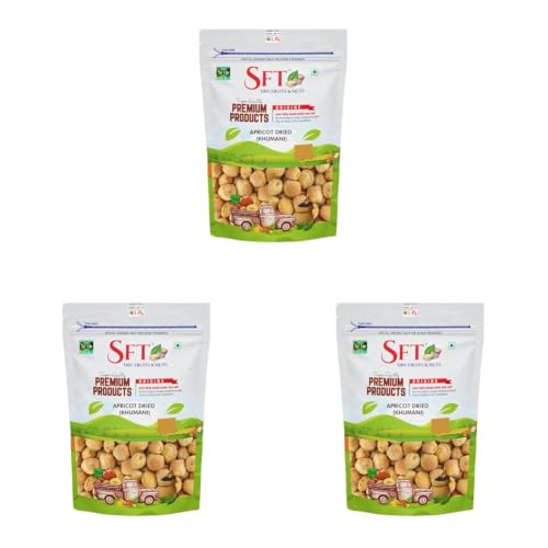 Image of SFT Apricot Dried (Khumani) 1 Kg (Pack of 3)