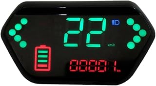 VOIV Motorcycle Odometer 48V / 60V Motorcycle Odometer Digital LCD Display Tachometer LCD Speedometer For Electric Motorcycle