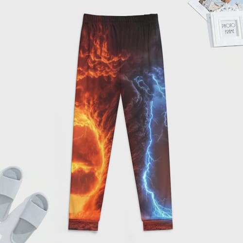 Tornado Thunderstorms Comfortable Mens Pajama Pants Soft Breathable Long Bottoms Sleep Pants4