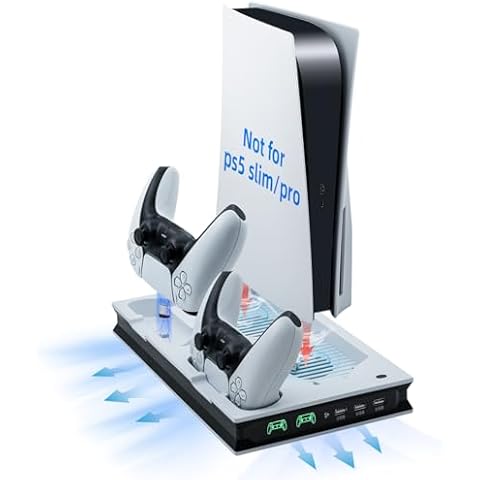 Mcbazel Vertical Cooling Stand for PS5 Cover